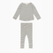 Organic Cotton Stripe SET | Cream & Black