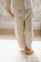 Linen SET Shirt and Pants | Watermelon Embroidery