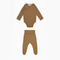 Organic Cotton Baby SET | Bodysuit & Pants | Caramel
