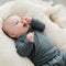 Organic Cotton Baby SET | Kimono Top & Pants | Blueberry